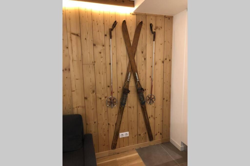 chic appart 6 pers dans résidence luxueuse La Cordee wellness gym piscine OUVERT et télétravail Chamonix Mont Blanc Exterior foto